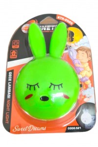 HRD-007513 - KNITEX 2525 TAVŞAN FİGÜRLÜ GECE LAMBASI 521 ( ELEKTRİKLİ )