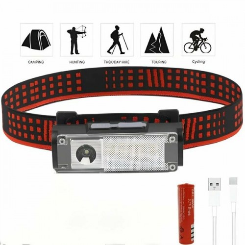 Gold Orion Kafa Feneri Led Şarjlı Kutulu T124 7663