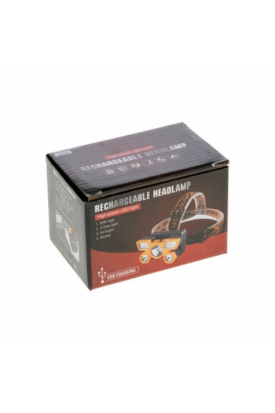 Gold Orıon Rechargeable Kafa Feneri 4X1 Led Şarjlı T5 6136