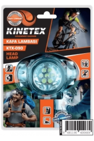HRD-012510 - KNITEX 090 PİLLİ KAFA LAMBASI 7 LEDLİ