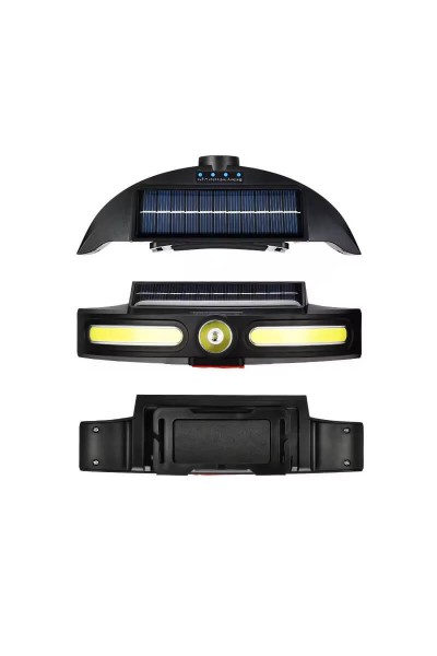 HRD-013098 - Gold Orion Güneş Enerjili - Şarjlı  Kafa Feneri