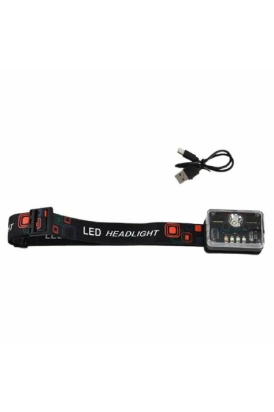 Sdr Kafa Feneri Şarjlı Sensörlü Kutulu M006 6628