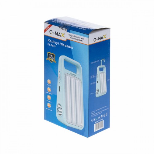 Q-Max Işıldak Led Şarjlı 1W+45LED PS-5579 5795