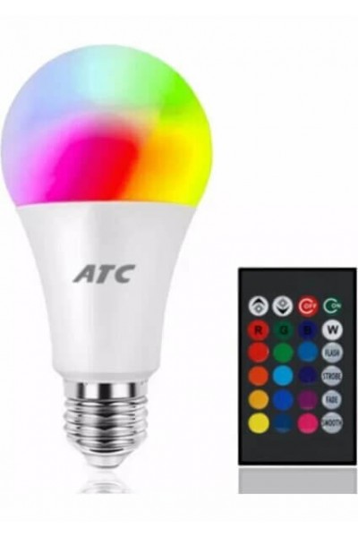 Atc Led Ampul Kumandalı 9W RGB Karetalada 5762