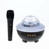 Sdr Disco Lamba Speaker Müzik Çalar Bluetooth Kararoke Mikrofonlu Kumandalı Kutulu T4 3838