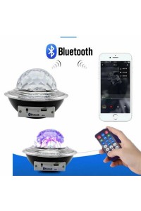 Sdr Disco Lamba Speaker Müzik Çalar Bluetooth Kumandalı Kutulu Gi36 7397