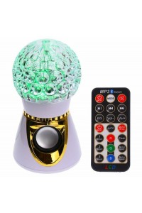Sdr Disco Lamba Speaker Müzik Çalar Bluetooth Kumandalı Kutulu Gİ22B 4146