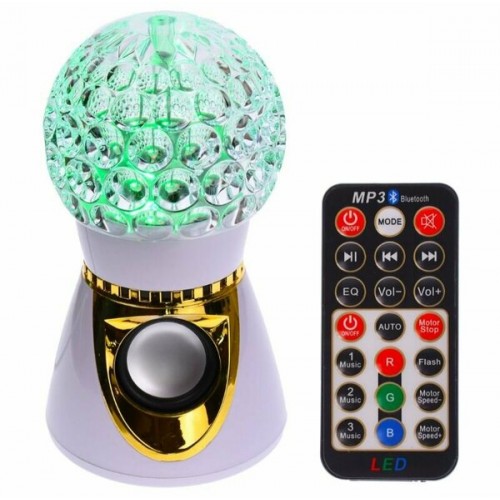 Sdr Disco Lamba Speaker Müzik Çalar Bluetooth Kumandalı Kutulu Gİ22B 4146