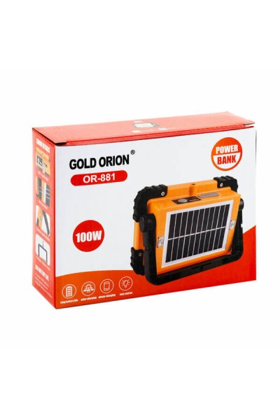 GOLD ORİON 881 SOLAR ŞARJLI POWERBANK PROJEKTÖR