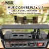 NNS-2730LS FM AM SW şarj edilebilir radyo bluetooth hoparlör USB SD TF Mp3 çalar Solar Aydınlatma Kiti