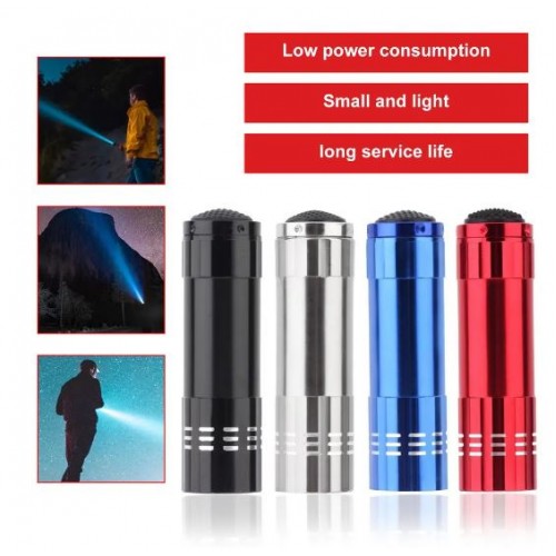 Q-Max El Fener El Mini Pilli 9 Led PS-809B 0129