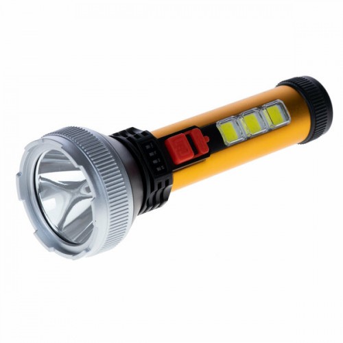 Gold Orion El Feneri USB Şarjlı 5W Led+3 COB Flash ZB-G15 4150