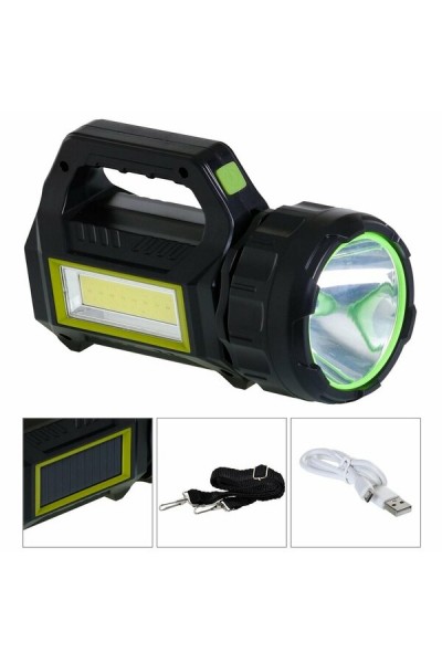 Gold Orion El Feneri Şarjlı Led Projektör Tipi Solar 30W Kutulu OR-T95 8135 6751