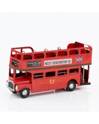 Yeliz Otobüs Çift Katlı Dekoratif Metal K.6109 0012