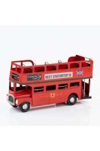 Yeliz Otobüs Çift Katlı Dekoratif Metal K.6109 0012