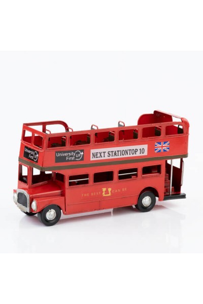 Yeliz Otobüs Çift Katlı Dekoratif Metal K.6109 0012