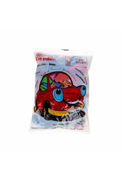 Atom Balon Can Arabalar Baskılı 11 İnc 100 Lü HD366 1290