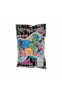 Bani Balon Dekorasyon Baskılı 100 Lü 12 İnç İç Mekan Sevimli Arabalar 574027 0238