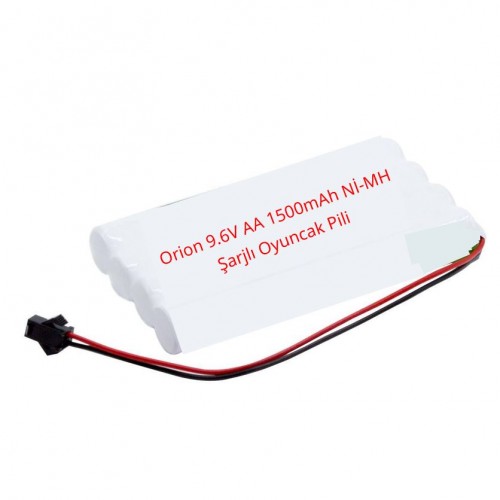 Orion 9.6V AA 1500mAh Nİ-MH Şarjlı Oyuncak Pili