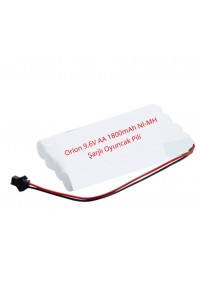 Orion 9.6V AA 1800mAh Nİ-MH Şarjlı Oyuncak Pili