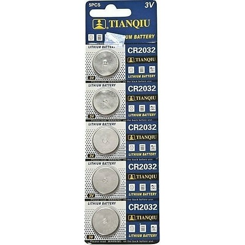 Tianqıu CR2032 3V Lityum Pil 5'li Paket