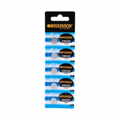 Wilkinson CR1220 Lityum 3V Pil 5'li Paket