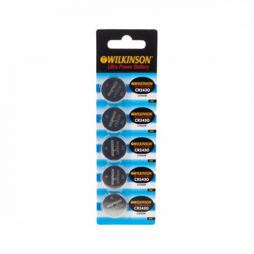 Wilkinson CR2430 3V Lityum Pil 5'li Paket