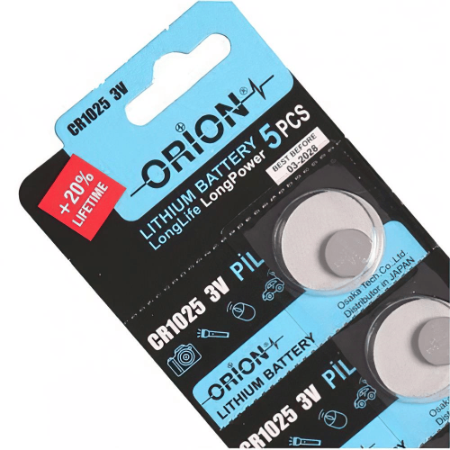 Orion CR1025 3V Lityum Pil 5'li Paket