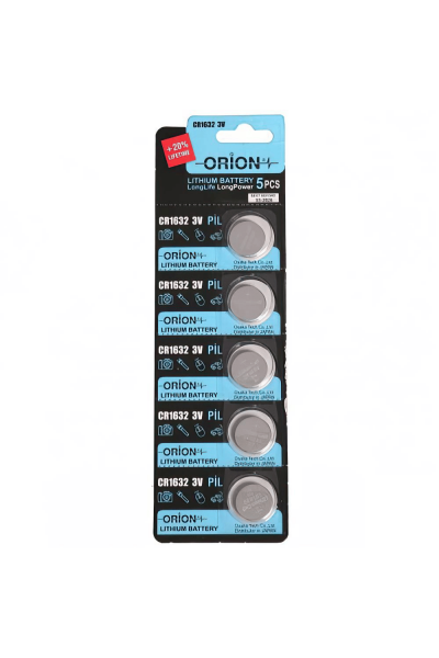 Orion CR1632 3V Lityum Pil 5'li Paket