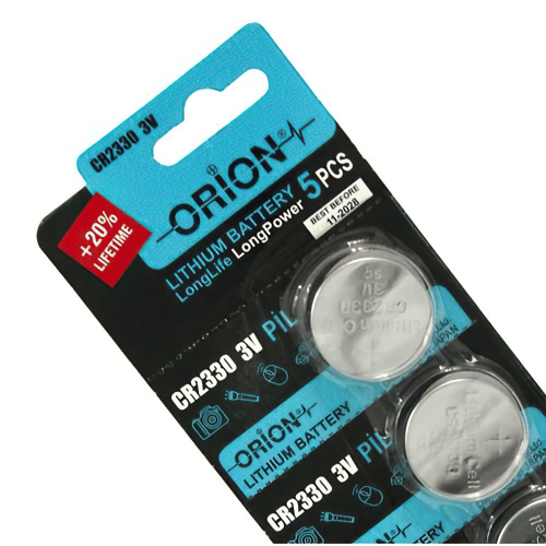 Orion CR2330 3V Lityum Pil 5'li Paket