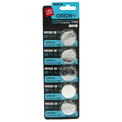 Orion CR2330 3V Lityum Pil 5'li Paket