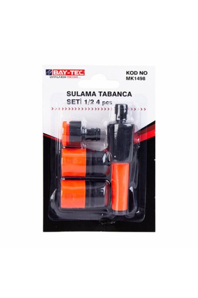 Bay-tec Sulama Tabancası 1/2 Fonksiyonlu 4 Parça MK1498 8884