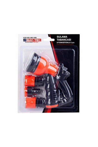 Bay-tec Sulama Tabancası 8 Fonksiyonlu 5 Parça MK1486 7184