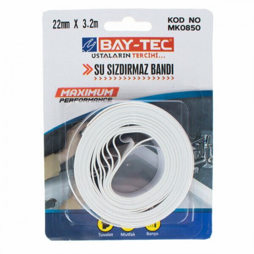 Bay-tec Su Sızdırmaz Bant 22mmX3.2mt MK0850 0374