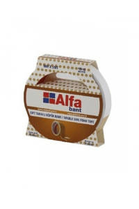 059021 - ALFA 273 ÇİFT TARAFLI KÖPÜK BANDI 24MMX2MT KUTULU