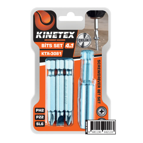 KNITEX 3081 BİTS UCU SETİ 4 PARÇA