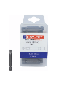 Baytec Bits Uç Kare Düz Sls 5X50MM MU2020 5395-1 ADET
