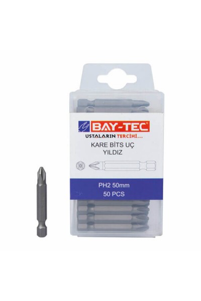 Baytec Bits Uç Kare Yıldız PH 2X50mm MU1850 5227-5 ADET