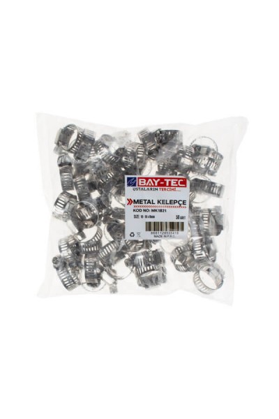 Baytec Kelepçe Metal 10-16X8mm MK1821 5418 50 li PAKET