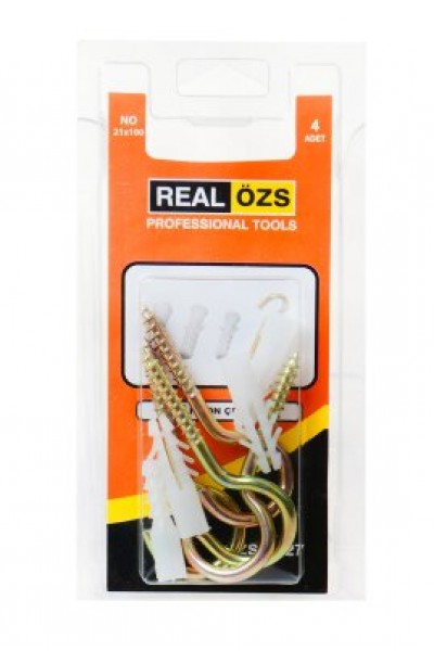 Real Özs H.S. Açık Piton Dubel No.8 4 Lü 21X100 ÖZS-1427