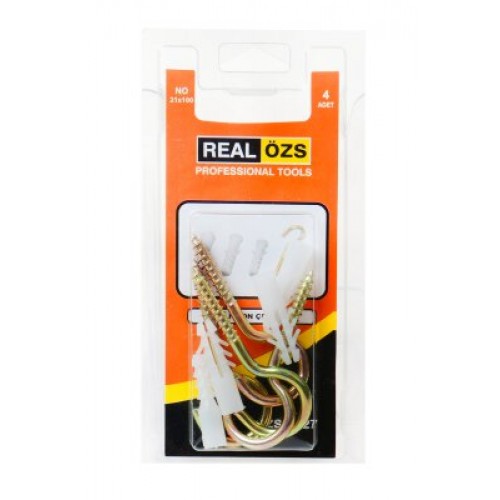 Real Özs H.S. Açık Piton Dubel No.8 4 Lü 21X100 ÖZS-1427