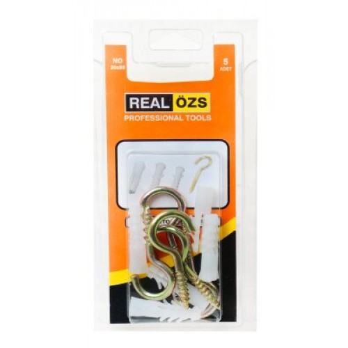 Real Özs H.S. Açık Piton Dubel No.8 5 Li 20X80 ÖZS-1426 5777