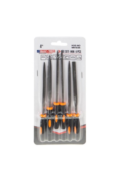 Baytec Eğe Seti Mini 6 Parça 4X MK1036 0787