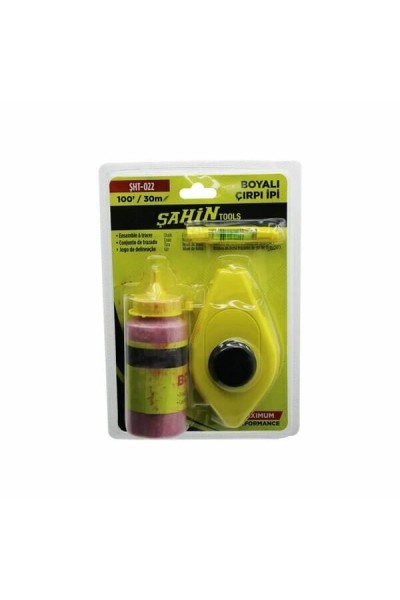 Şahin Tools Çırpı İpi Kırmızı Boyalı 30mt 115Gr ŞHT-022 0222
