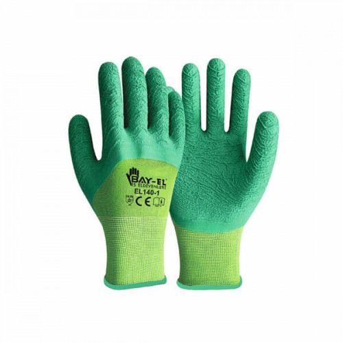 Bayel İş Eldiveni Camcı Yarı Kaplama Yeşil-Yeşil No.10 EL300 2943