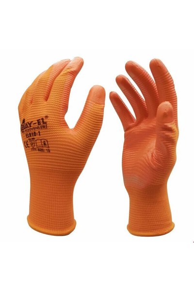 Bayel İş Eldiveni Extra Zebra Turuncu-Turuncu 1/2 No.10 EL007 1159