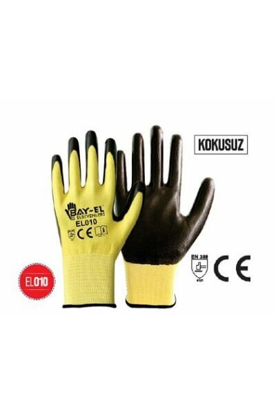 Bayel İş Eldiveni Klasik Sarı-Siyah No.10 EL020 2769