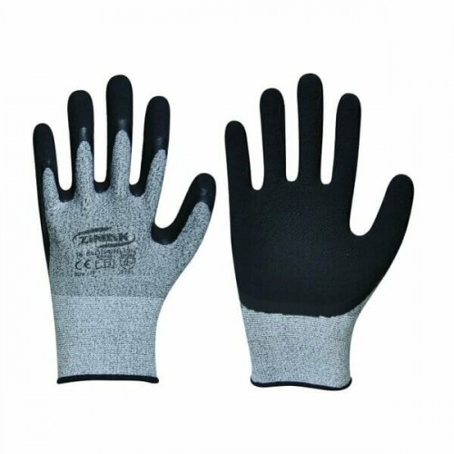 Zimak İş Eldiveni Camcı Nitril Montaj Gri Siyah EL-110 5103