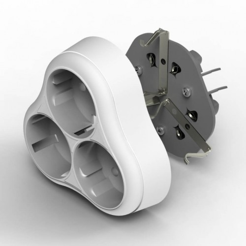 087181 - FETİH 103-03 3 LÜ PRİZ SIVA ALTI