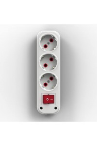 087881 - FETİH 310-00 3 LÜ ANAHTARLI KLEMENS KABLOSUZ PRİZ